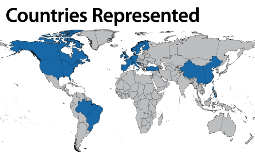 CONNECTIONS Europe attendees - around the world