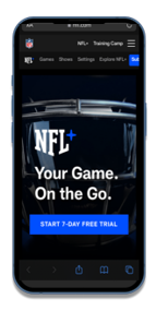 nfl plus only on phone