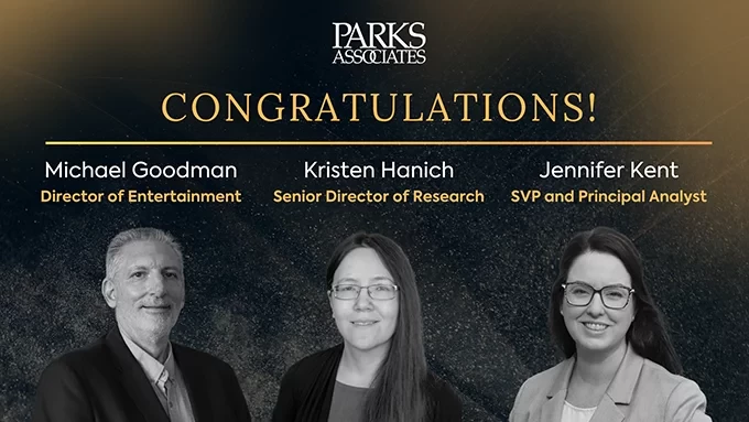 Parks Associates Staff Annoucement